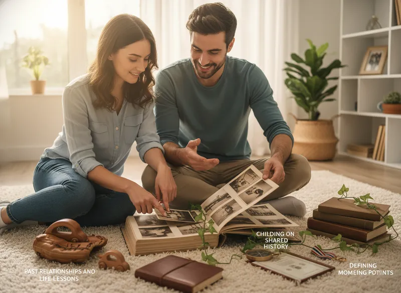 Understanding His Past: Building on Shared History - 21 questions to ask your boyfriend visual guide