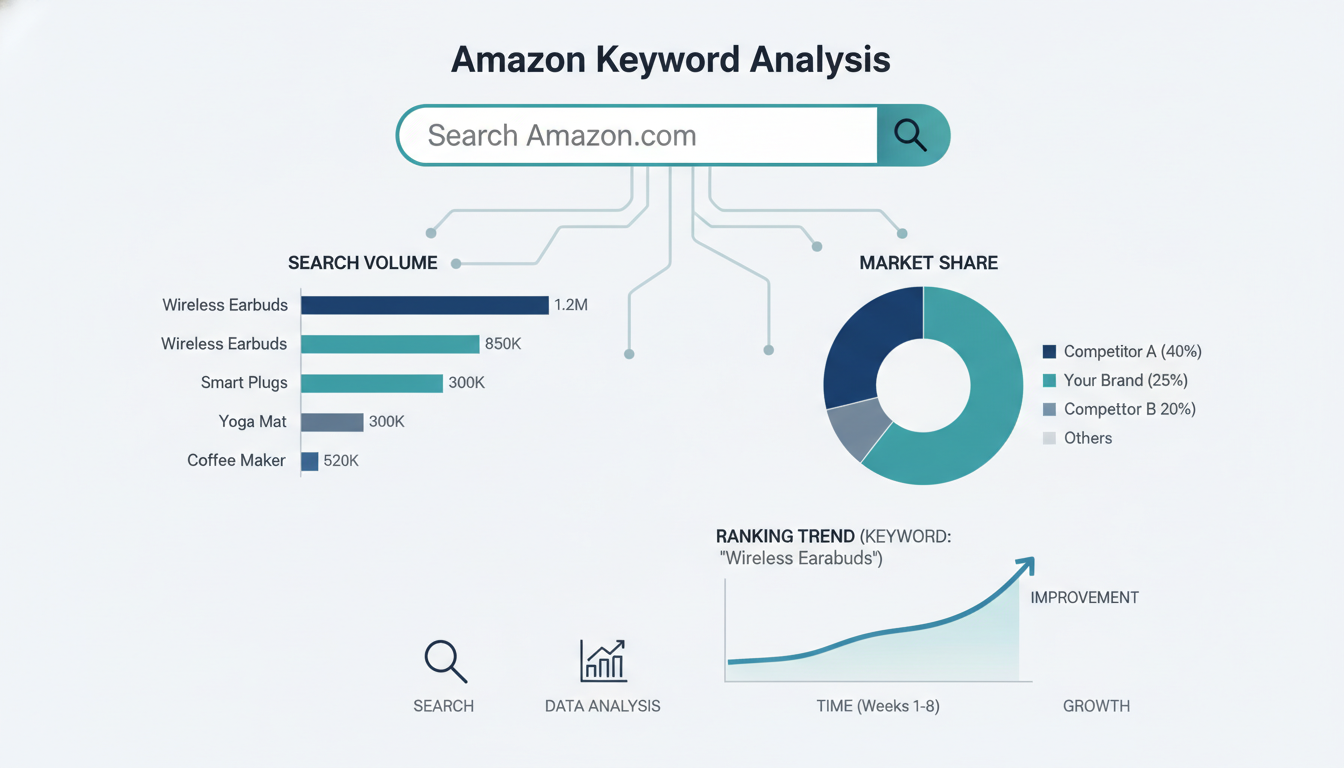 What is Amazon Keyword Analysis and Why It Matters - keyword analysis amazon visual guide