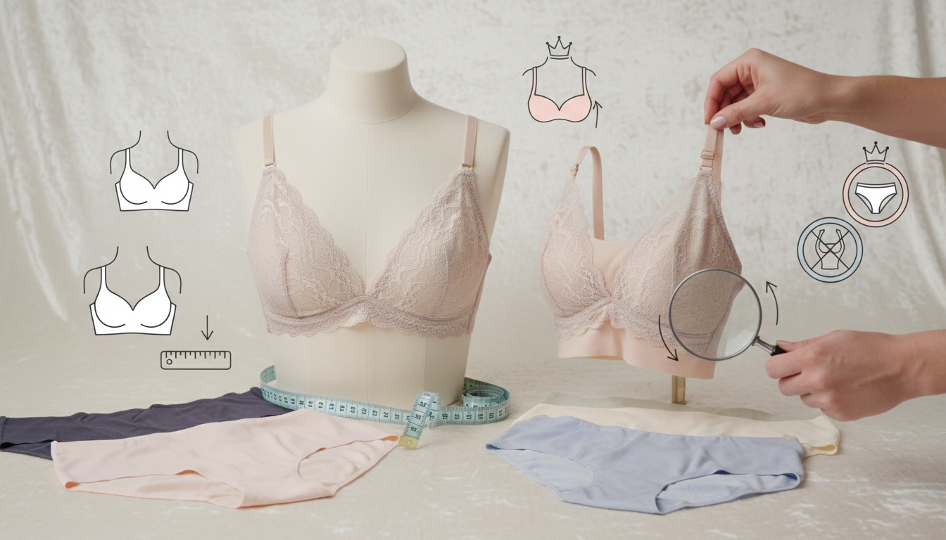 The Art of Lingerie Fit: Comfort is King - lingeries visual guide