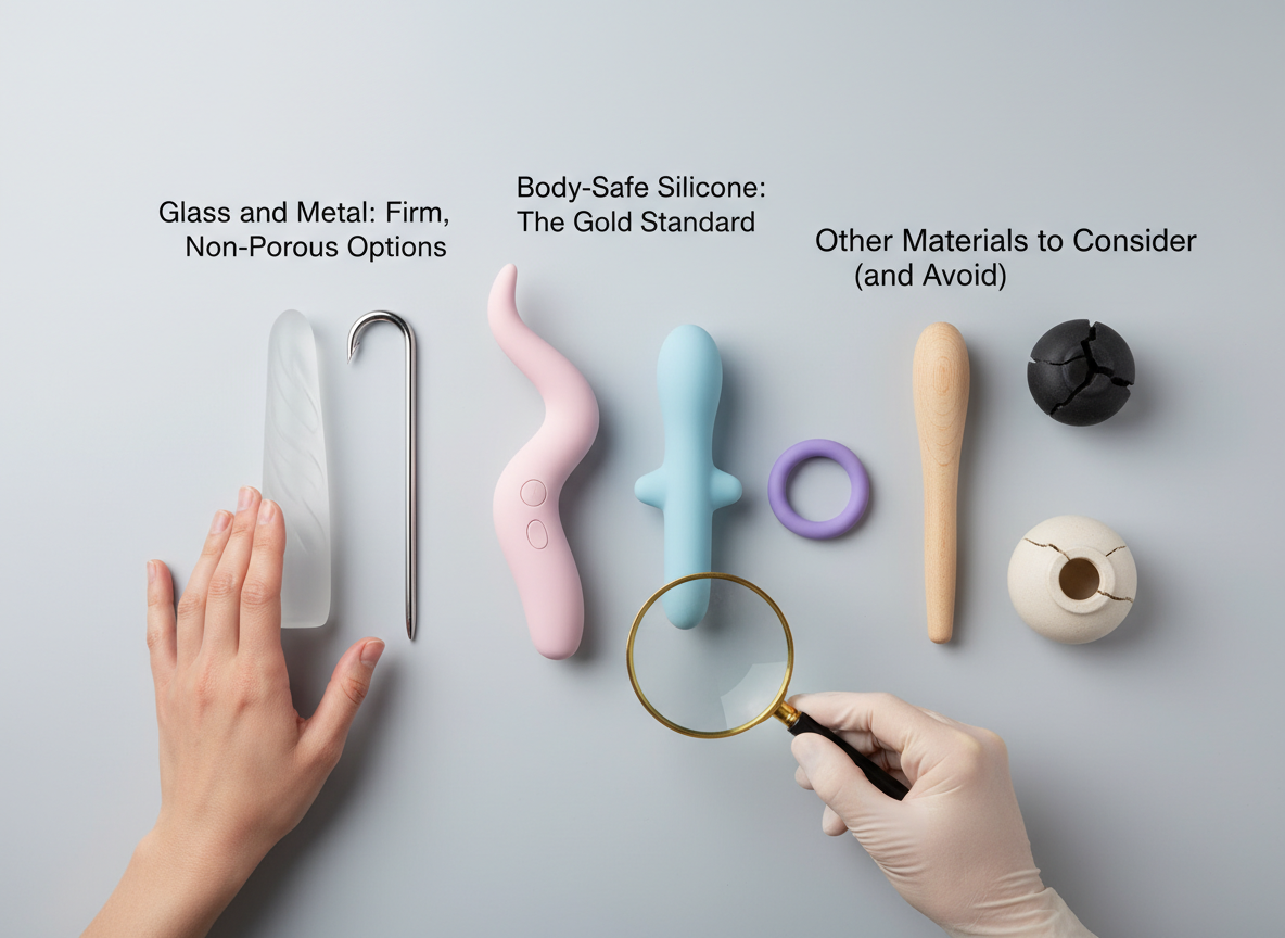 Choosing the Right Material: Safety and Sensation - sexual toys visual guide