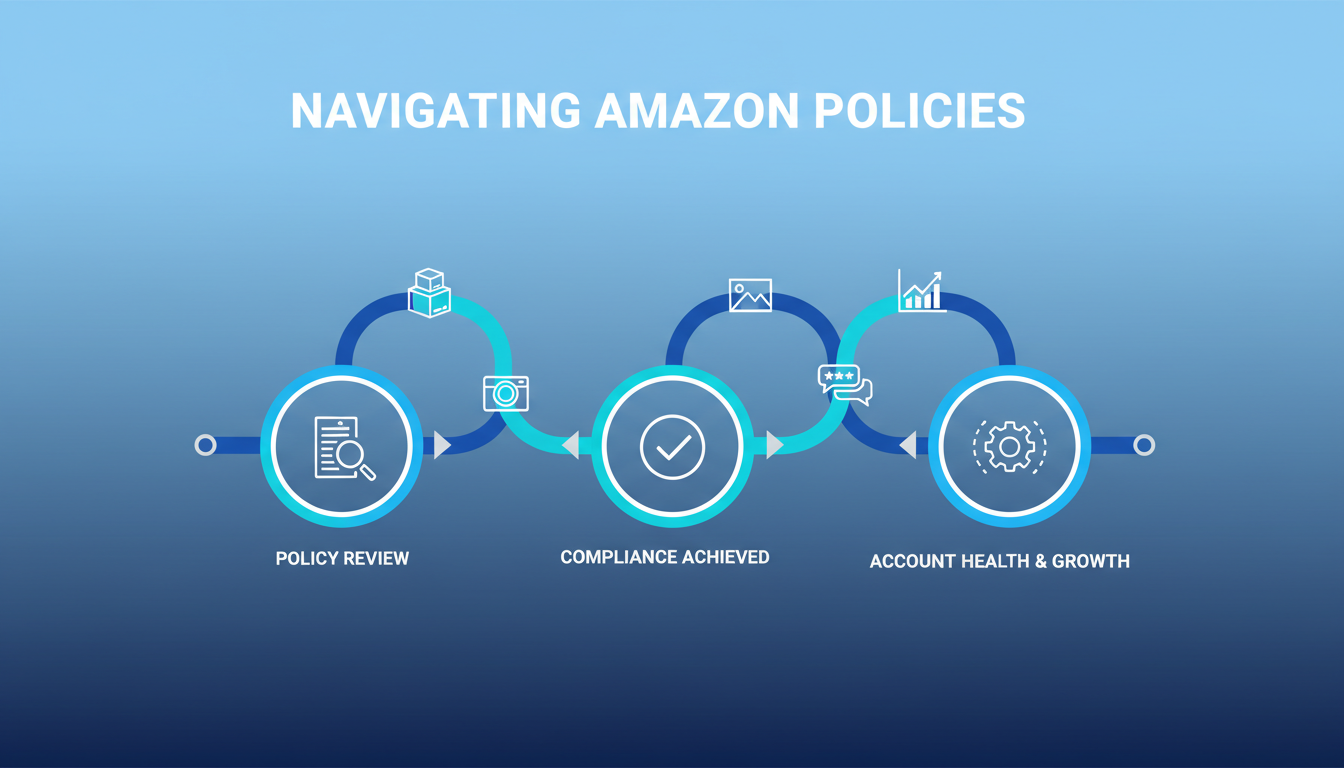 Navigating Amazon's Policies and Maintaining Compliance - amazon fba business visual guide