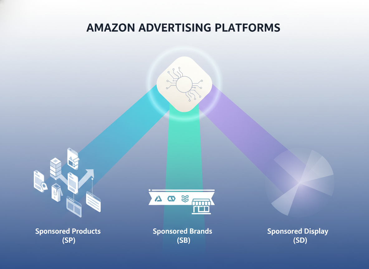 Core Amazon Advertising Platforms Explained - amazon advertising platforms visual guide