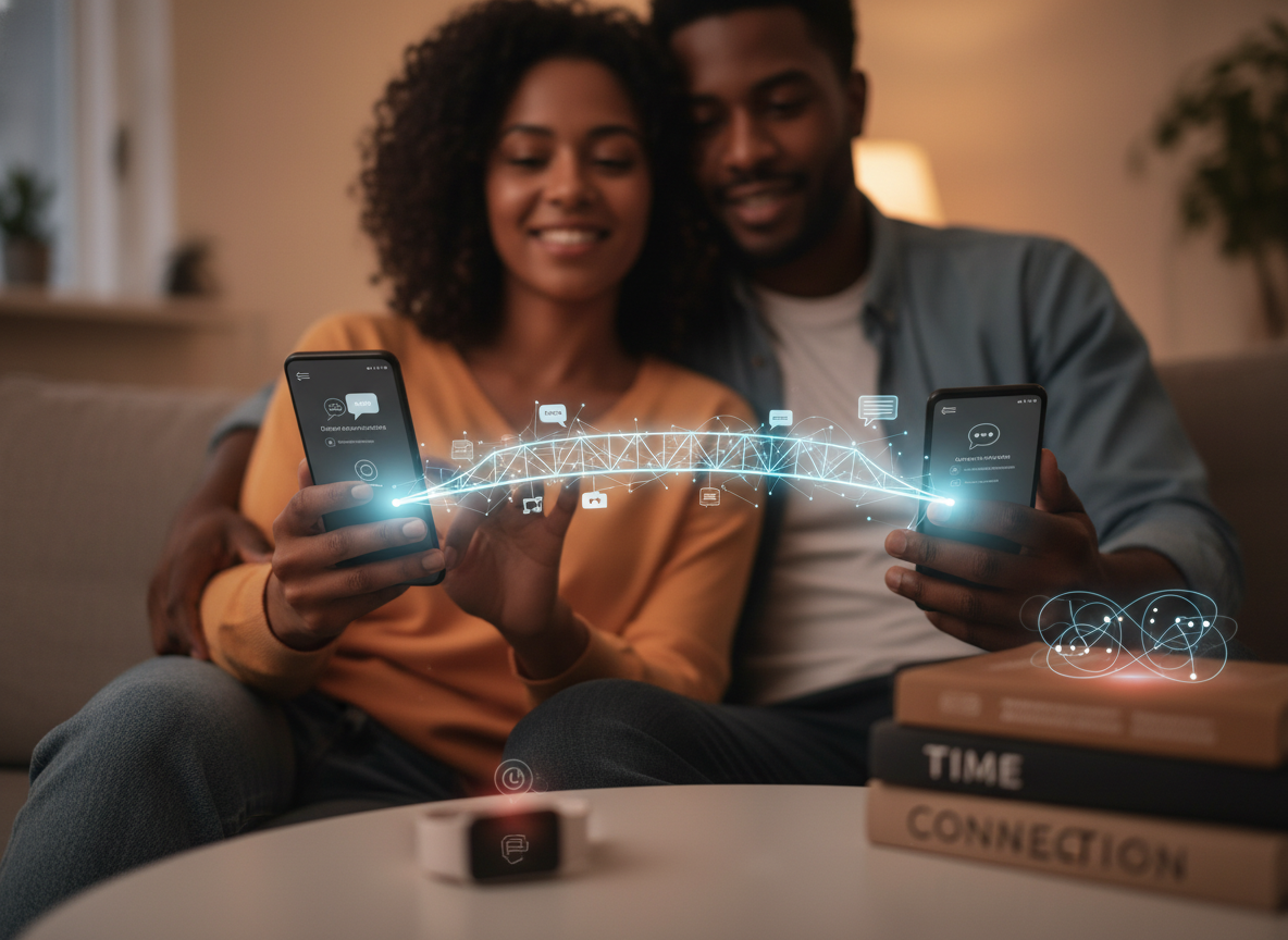 Why Couples Need a Private App: Bridging the Communication Gap - private couples app visual guide