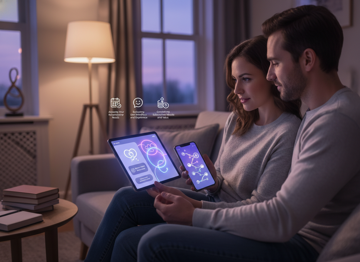 Choosing Your Path: Key Considerations for a Private Couples App - private couples app visual guide