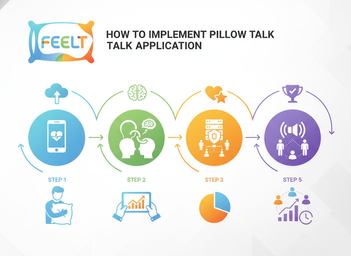 pillow talk application infographic - How to Implement Pillow Talk Application: A Step-by-Step Guide