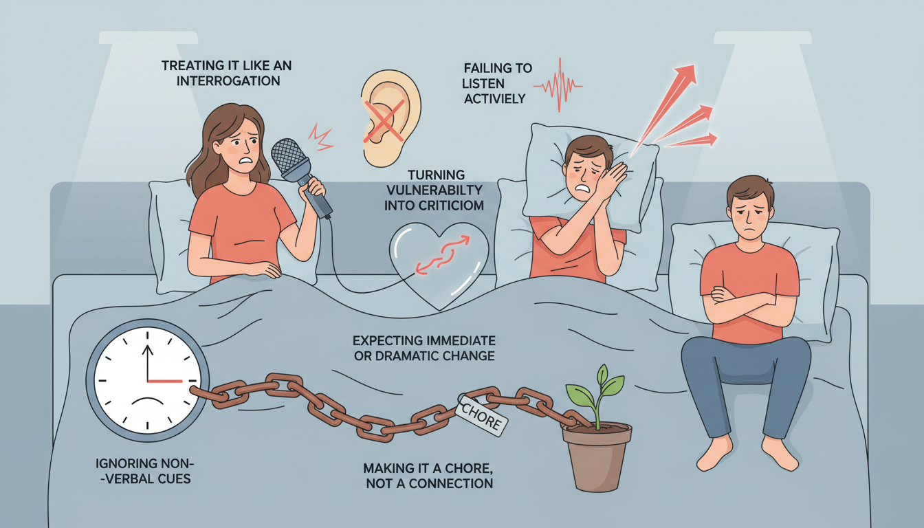 Common Mistakes to Avoid in Pillow Talk Application - pillow talk application visual guide