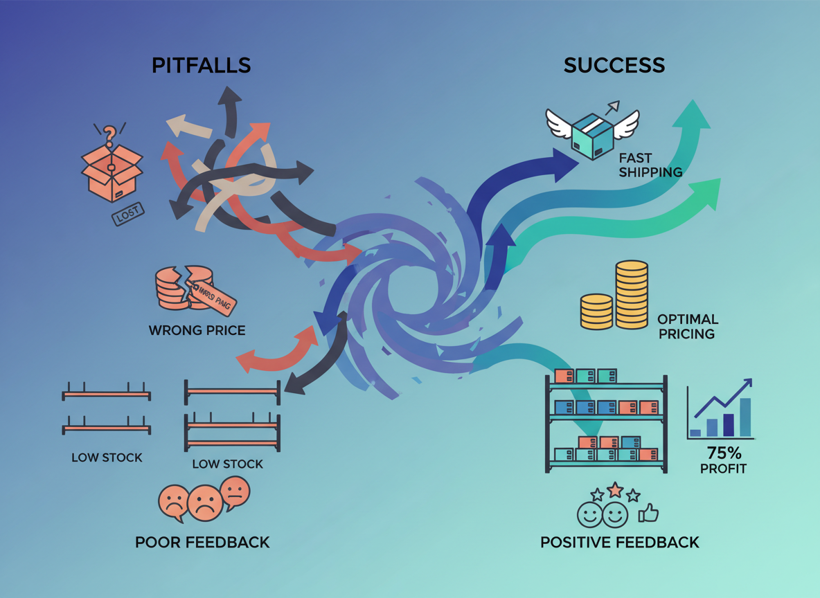 amazon sellers fba infographic - Common Mistakes Amazon FBA Sellers Make (And How to Avoid Them)