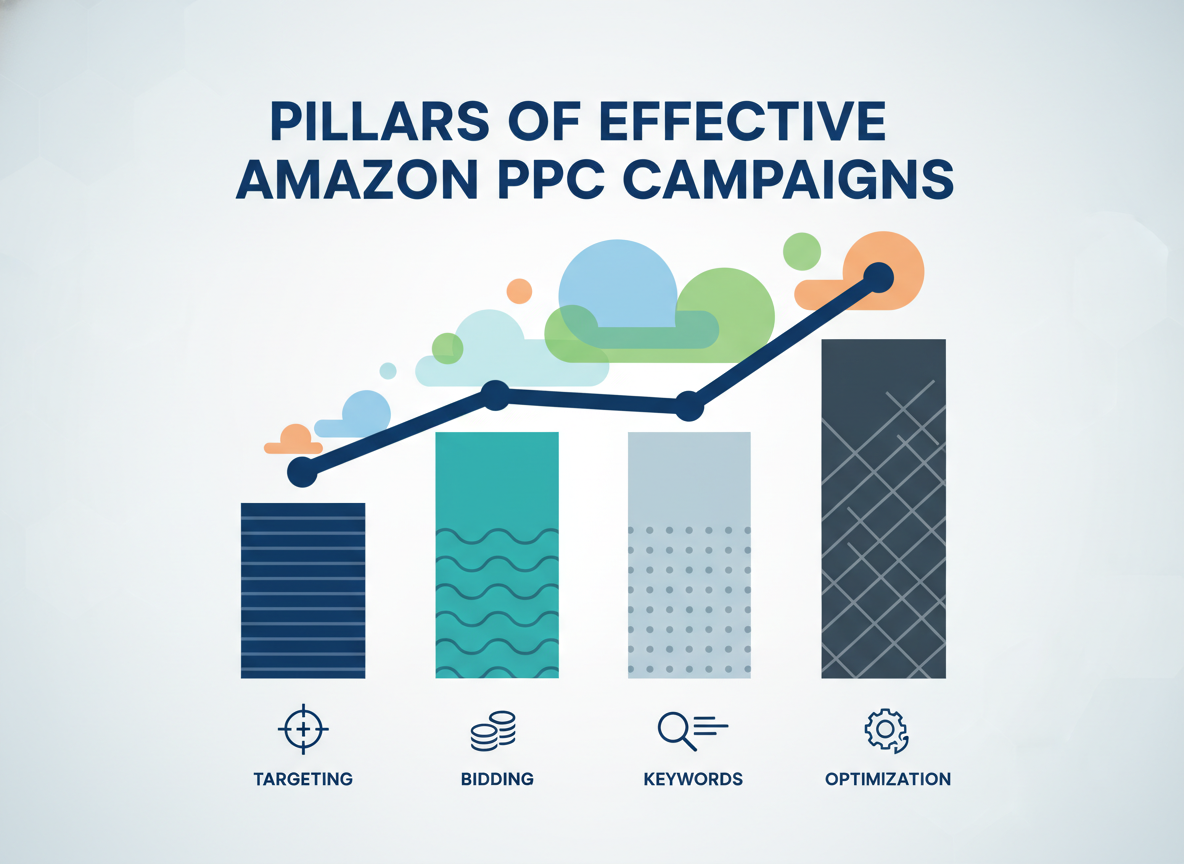 The Pillars of Effective Amazon PPC Campaigns - amazon ppc advertising visual guide