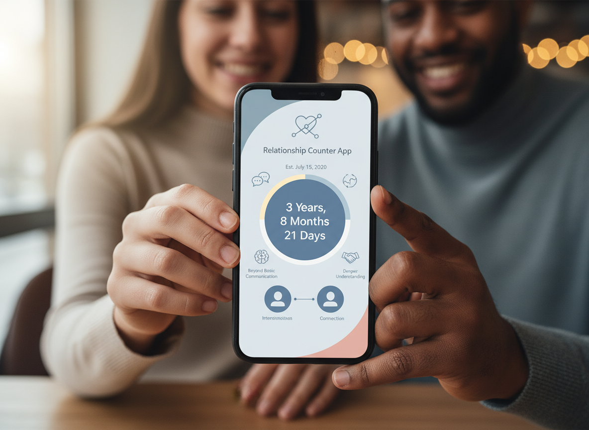 What is a Relationship Counter App? - relationship counter app visual guide