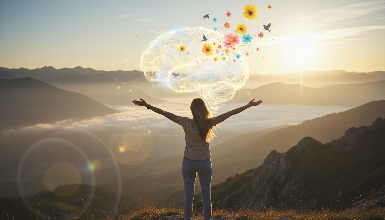 thinking positive thoughts - comprehensive guide illustration