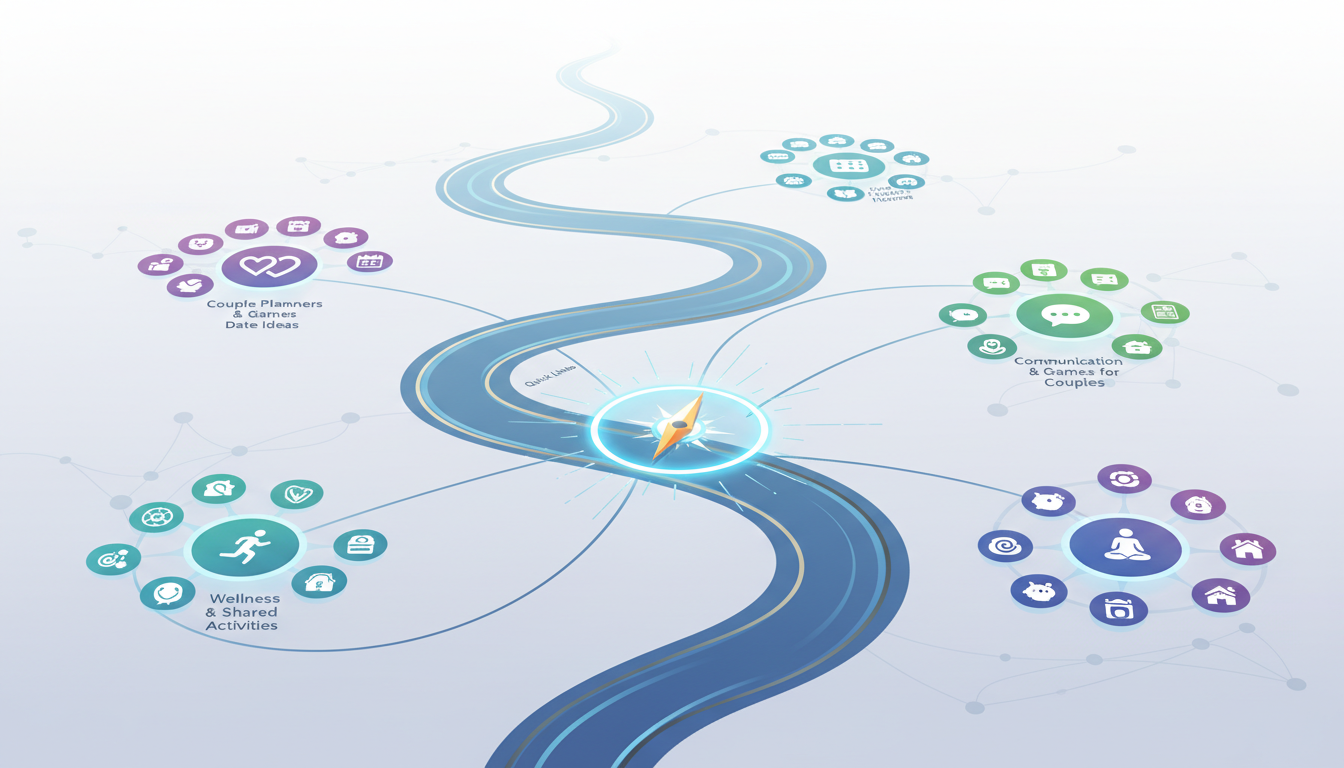 Navigate Your Relationship Journey: Top App Categories - fun app for couples visual guide
