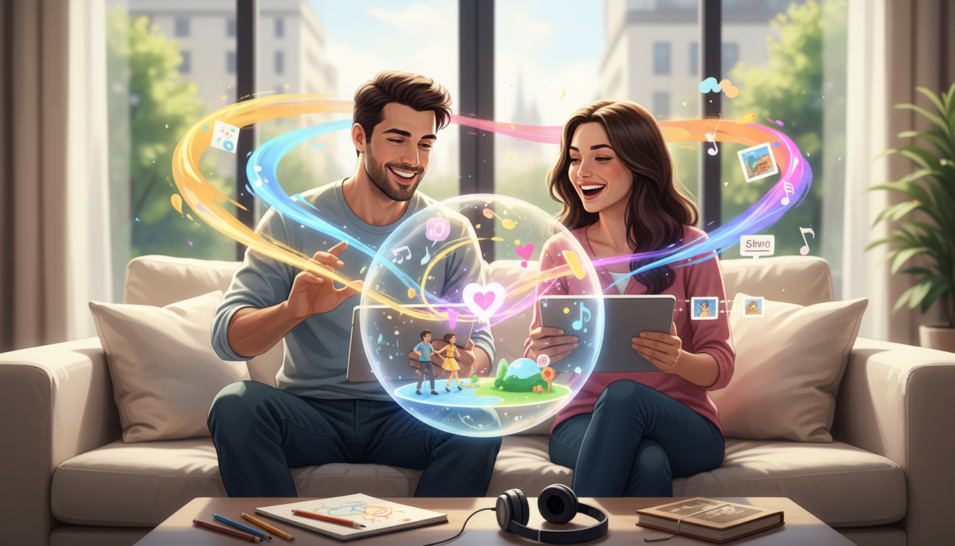 Unleash Your Creativity Together: Creative & Shared Experience Apps - fun app for couples visual guide