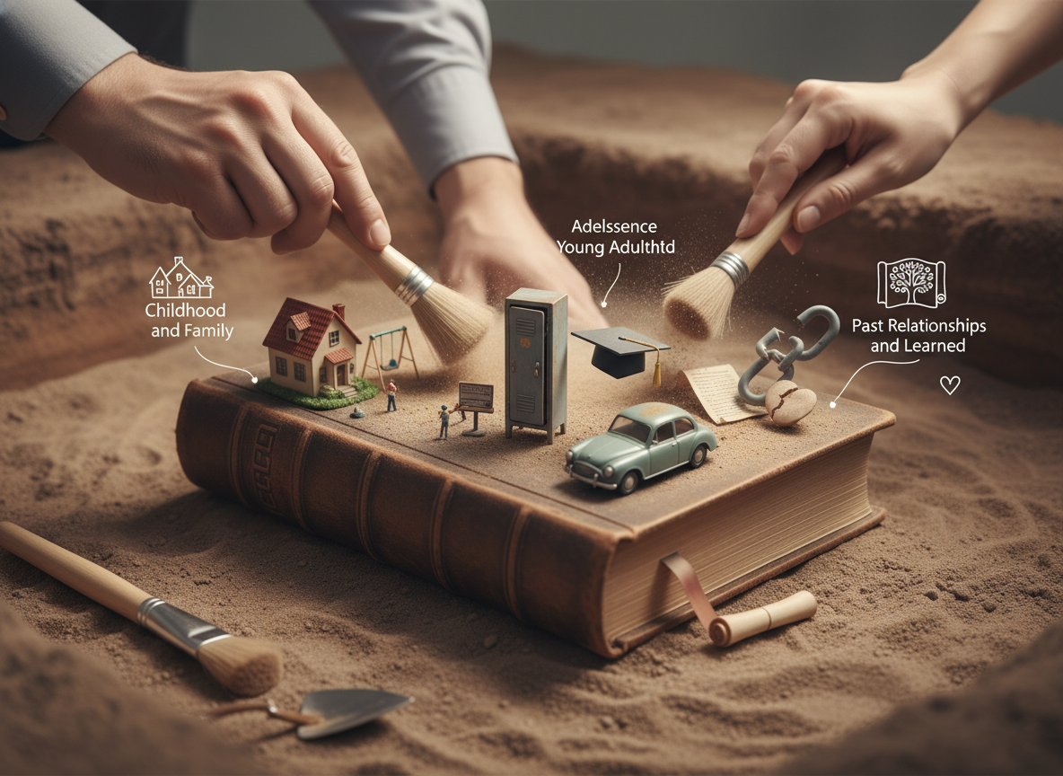 Questions About His Past: Unearthing His Story - what to ask to your boyfriend visual guide