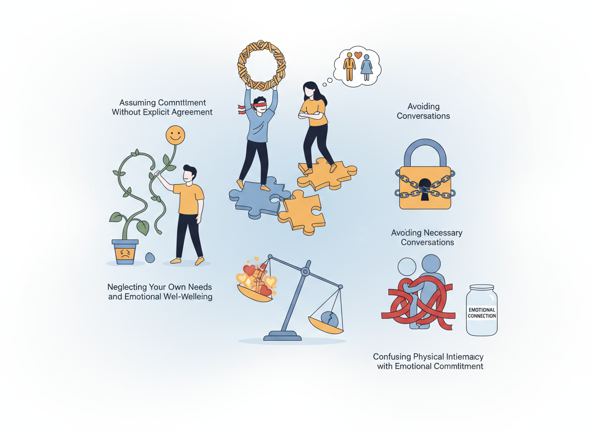 Common Mistakes to Avoid in Situationships - what is situationship visual guide