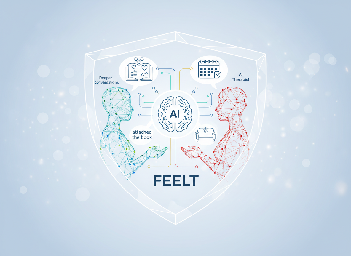 FEELT: Your AI-Powered Partner for Deeper Conversations and Connection - attached the book visual guide