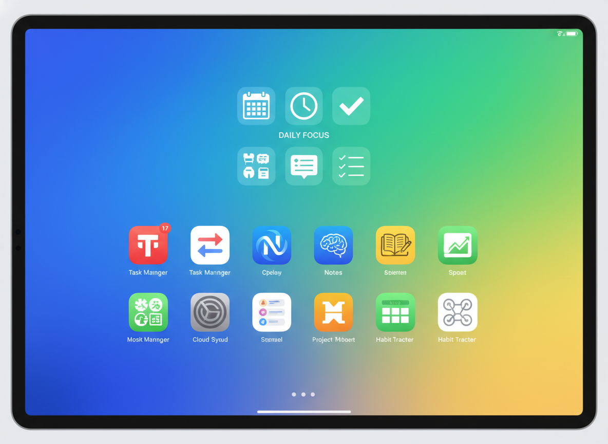 Productivity Powerhouses: Apps to Get Things Done - good apps ipad visual guide