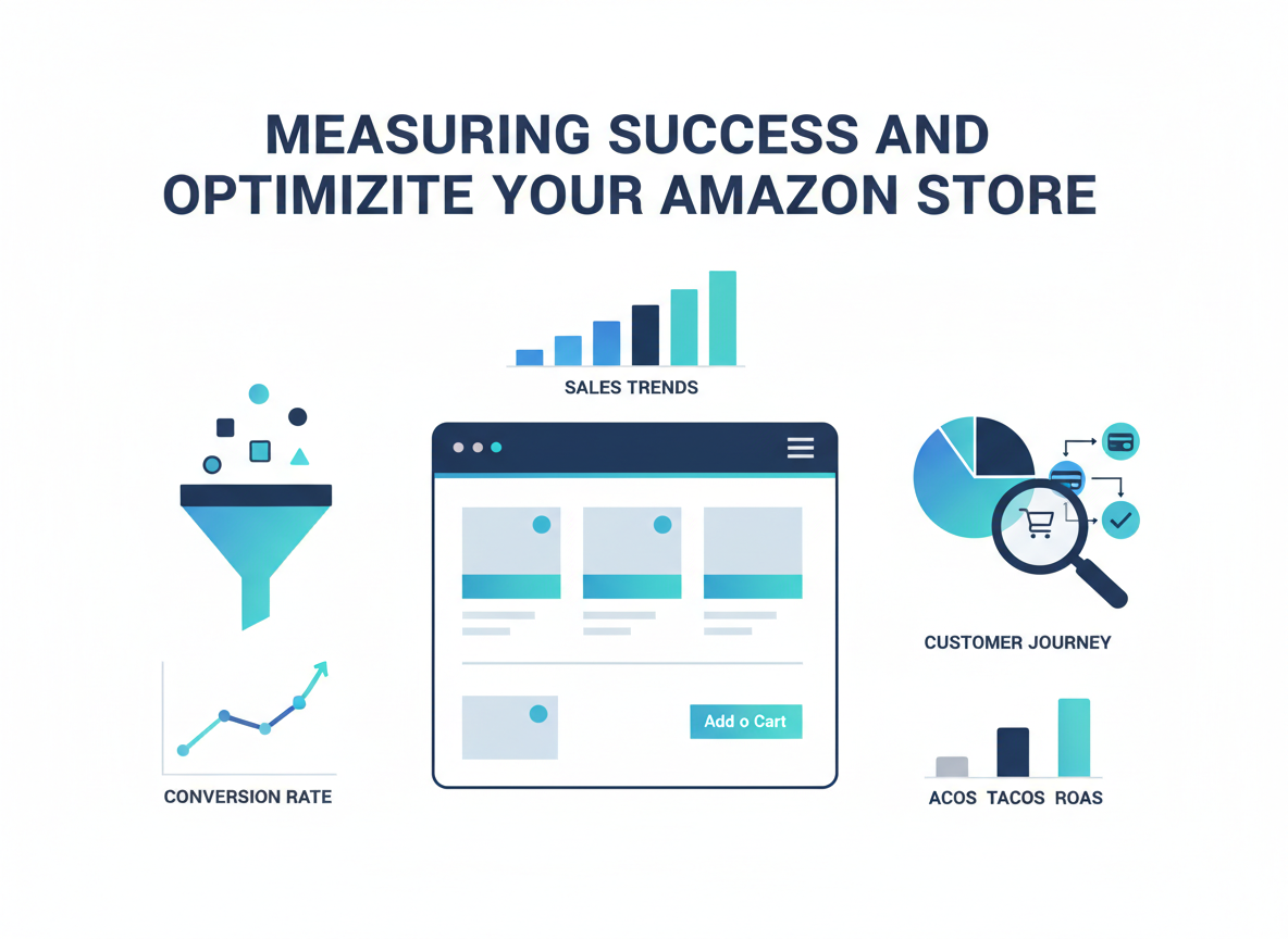 Measuring Success and Optimizing Your Store - how to create amazon store visual guide