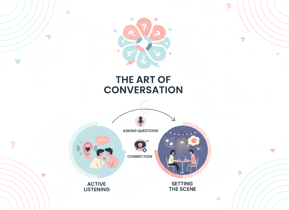 The Art of Conversation: Tips for Asking Questions Effectively - questions to ask your boyfriend to get to know him visual guide