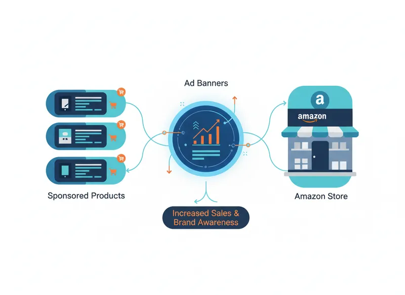 Integrating Ad Banners with Other Amazon Strategies - amazon ad banner visual guide