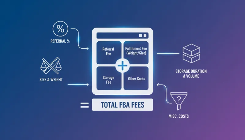Calculating Your Amazon FBA Costs: A Practical Approach - amazon fba fees visual guide