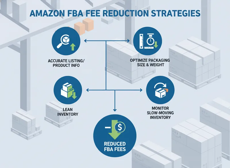 Strategies to Reduce Amazon FBA Fees - amazon fba fees visual guide