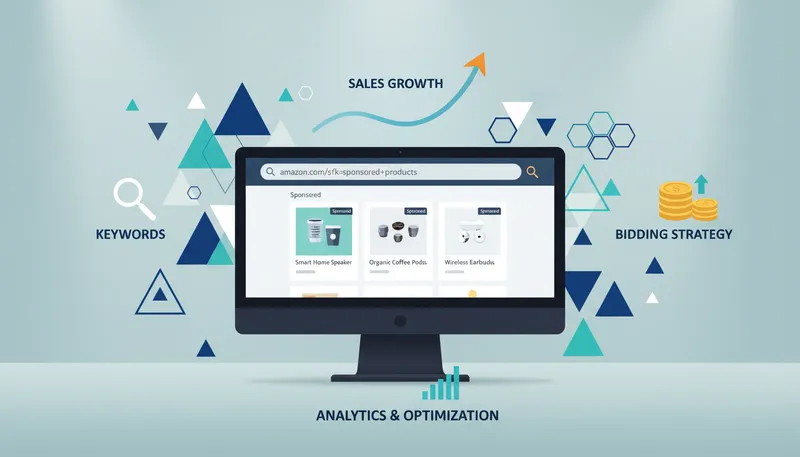 Strategic Amazon PPC Management for Sales Growth - amazon optimization visual guide