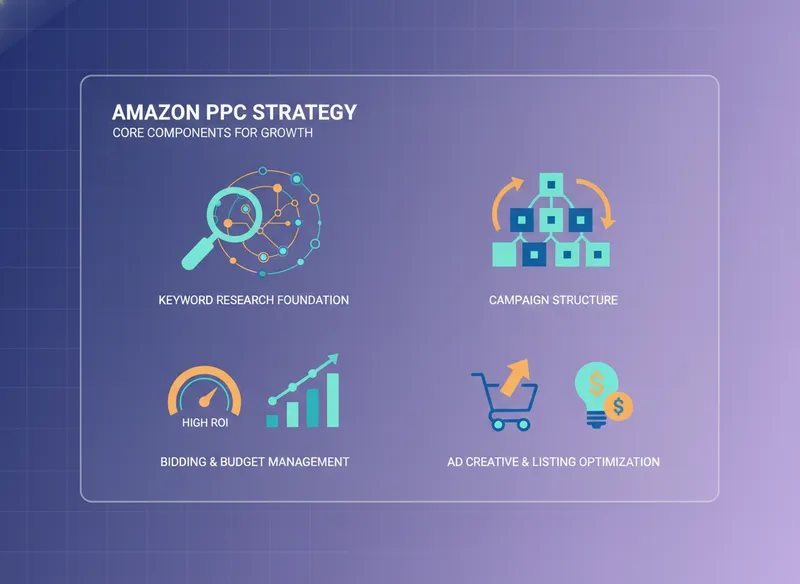 Core Components of an Effective Amazon PPC Strategy - amazon ppc strategy 2017 visual guide