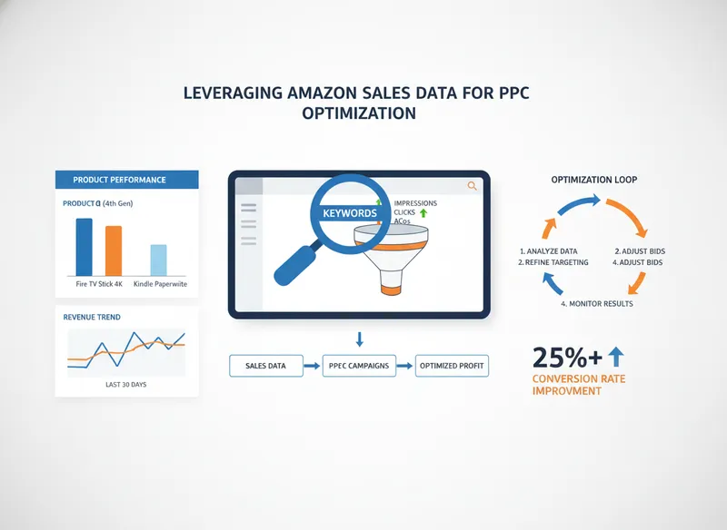 Leveraging Amazon Sales Data for PPC Optimization - amazon sale analytics visual guide