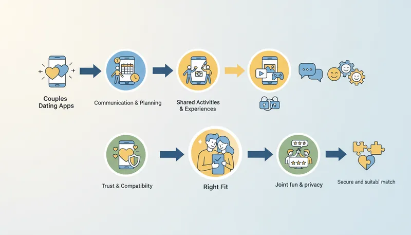 apps for dating couples infographic - How to Choose the Right 'Dating App for Couples' for Your Relationship