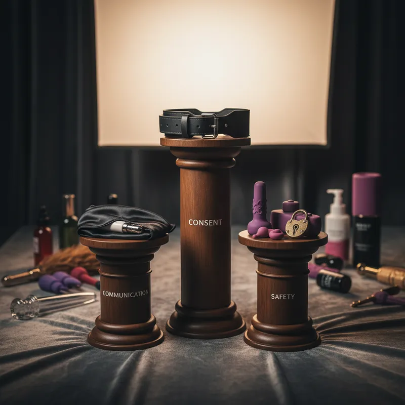 The Pillars of Safe BDSM Consent Communication and Safety - bdsm for beginners visual guide