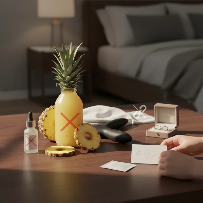 Potential Risks and Precautions - Complete Guide to Benefits Of Pineapple Juice In Men Sexual Wellness visual guide