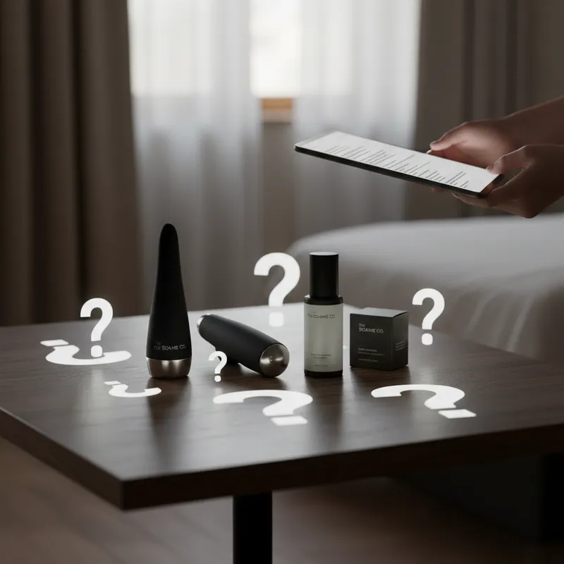 Frequently Asked Questions FAQ - Complete Guide to Intimacy Products For Men visual guide