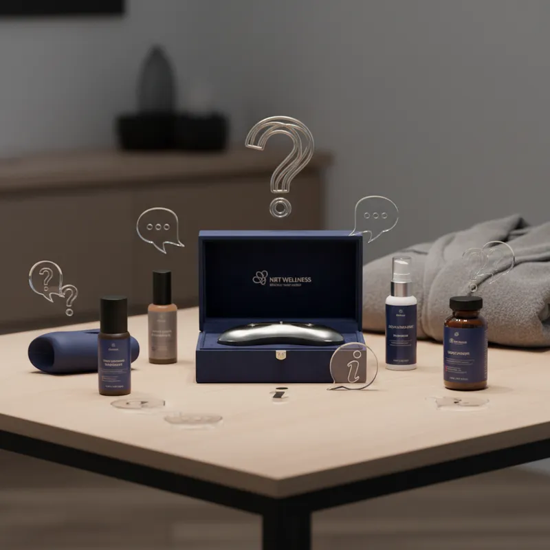 Frequently Asked Questions FAQ - Complete Guide to Men's Sexual Wellness Products visual guide