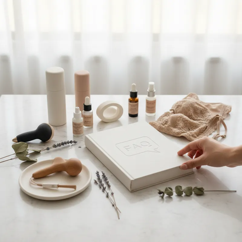 Frequently Asked Questions FAQ - Complete Guide to Natural Sexual Wellness Products visual guide