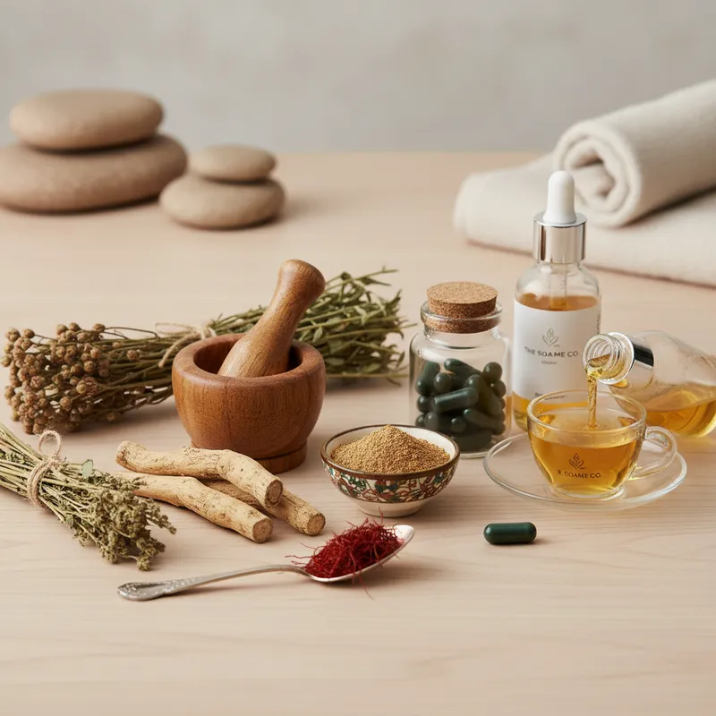 Key Ayurvedic Herbs for Sexual Wellness - Complete Guide to Sexual Wellness Ayurvedic Medicine visual guide
