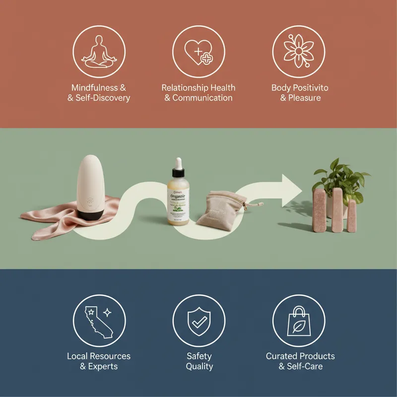 Complete Guide to Sexual Wellness Near California infographic - Taking Control A StepbyStep Approach to Sexual Wellness