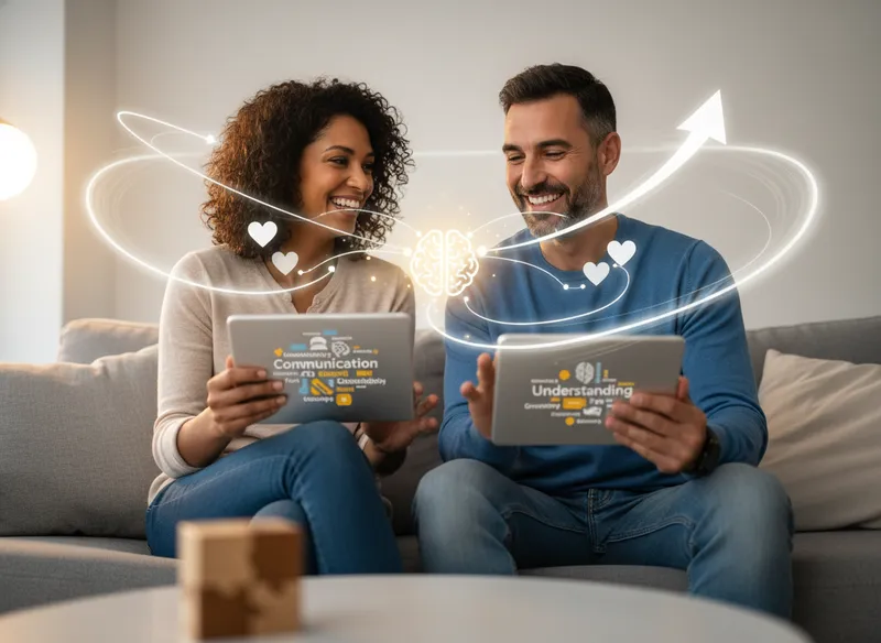 The 'Why' Behind the Rapid Fire: Benefits for Couples - couple rapid fire questions visual guide