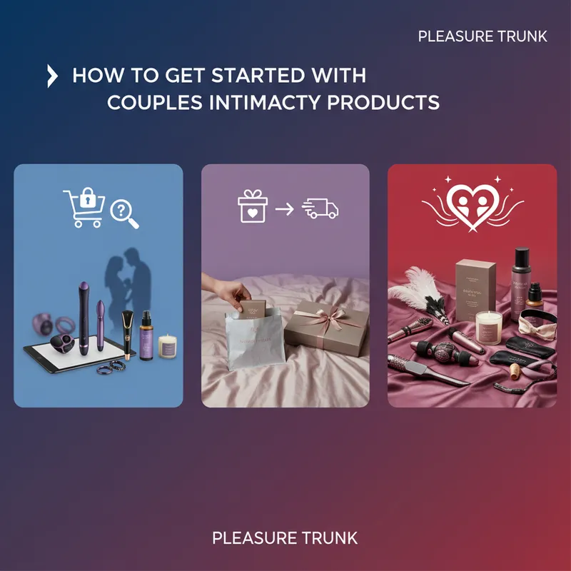 couples intimacy products infographic - How to Get Started with Couples Intimacy Products
