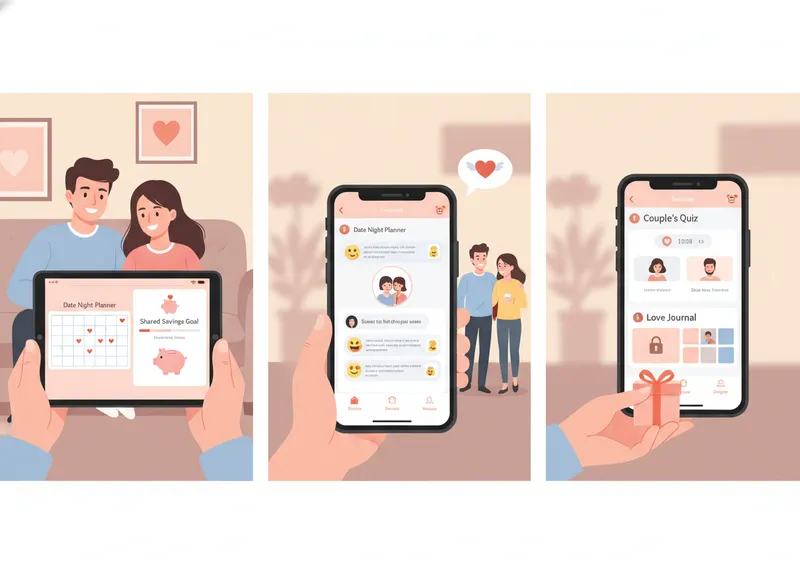 Examples and Use Cases of Cute Couple Apps - cute apps for couples visual guide