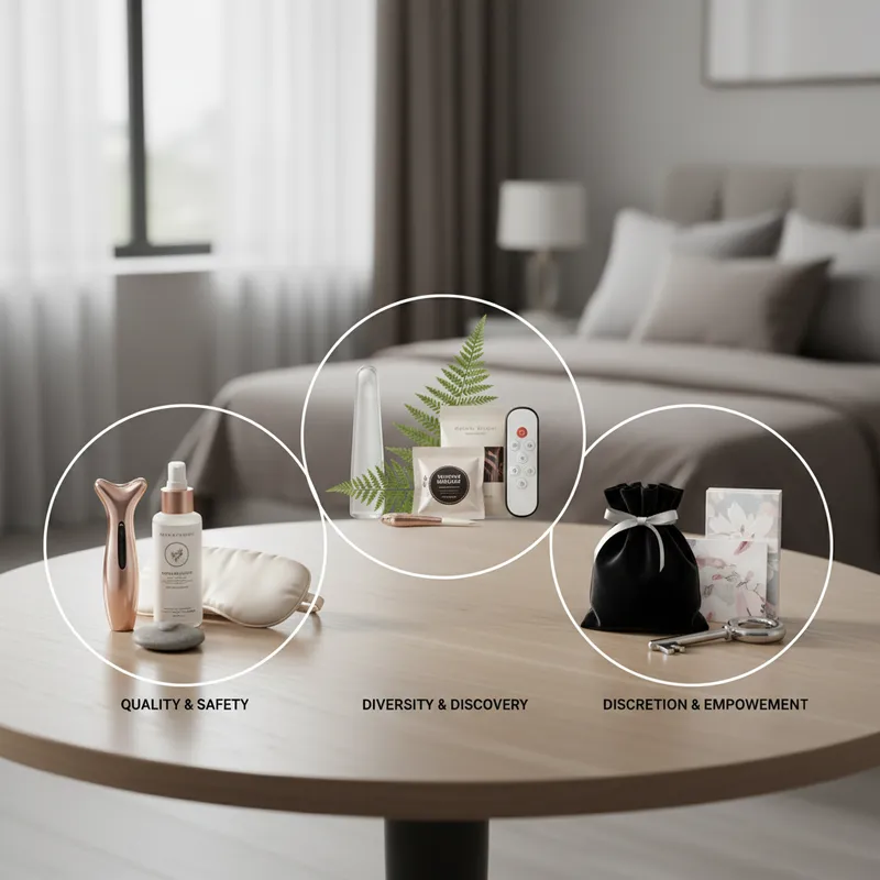 Key Takeaways - intimacy products for women visual guide