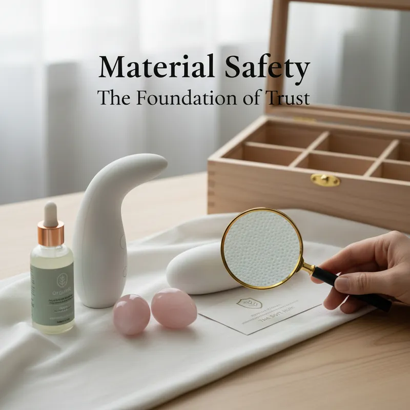 Material Safety The Foundation of Trust - intimacy products for women visual guide