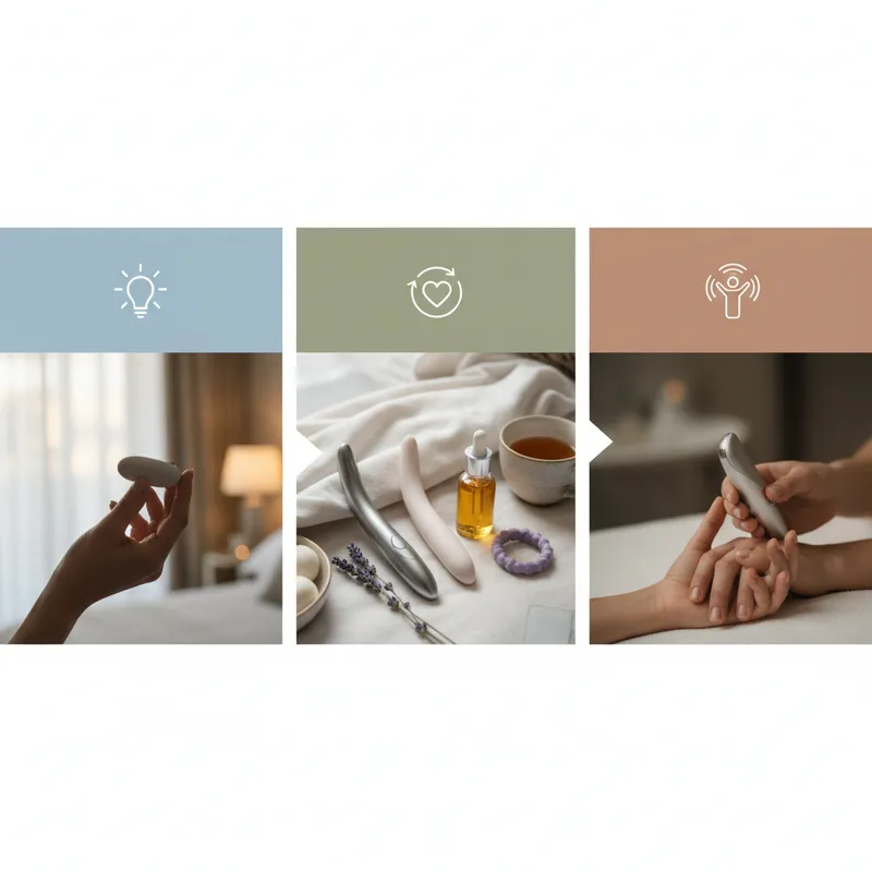 intimacy products infographic - How to Get Started with The Soft Hum