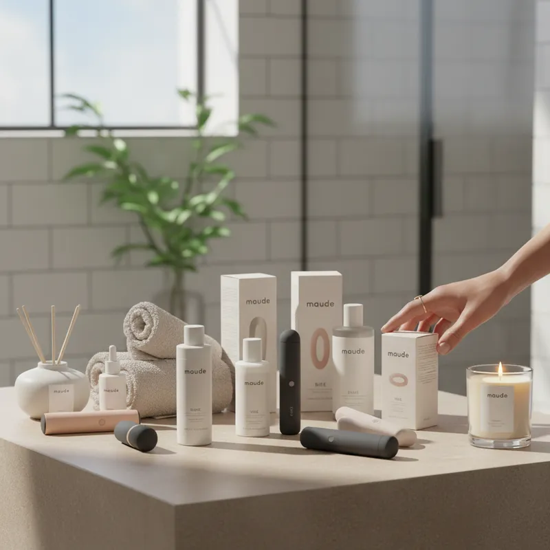 Exploring the Maude Product Range - maude sexual wellness visual guide