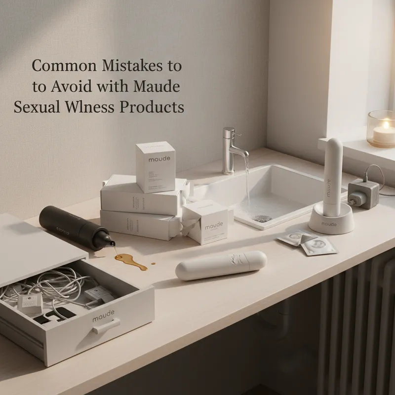 Common Mistakes to Avoid with Maude Sexual Wellness Products - maude sexual wellness visual guide