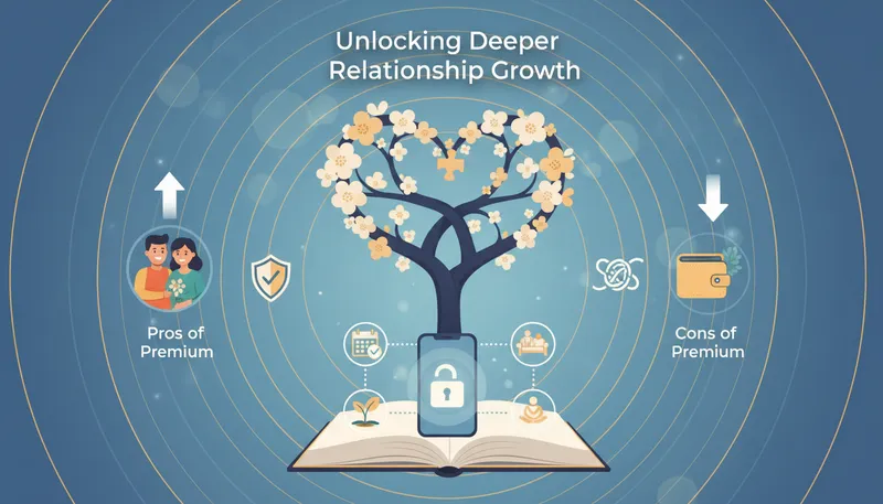 Paired Premium: Unlocking Deeper Relationship Growth - paired app free vs premium visual guide