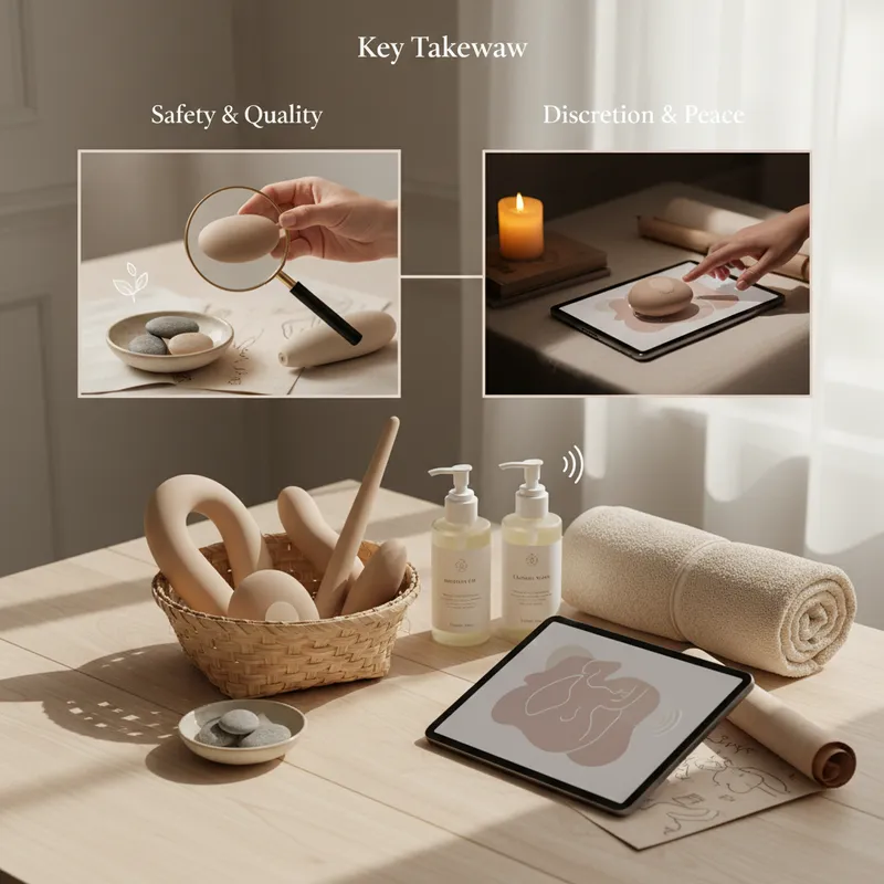 Key Takeaways - personal intimacy products visual guide