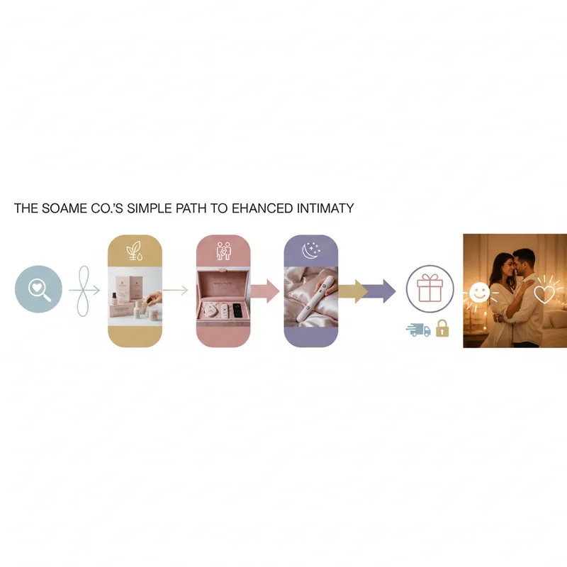personal intimacy products infographic - How It Works Your Simple Path to Enhanced Intimacy
