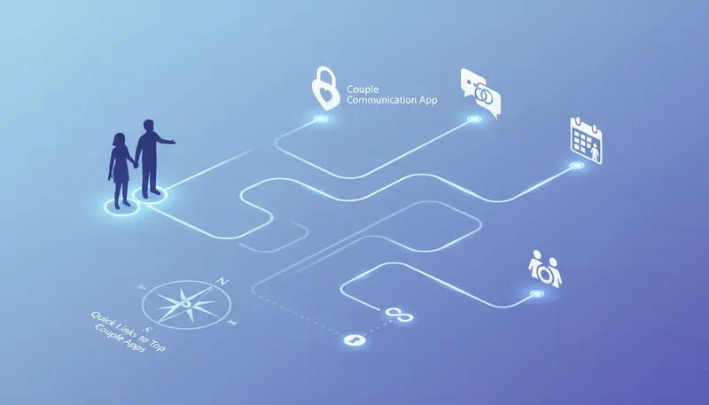 Navigate to Your Ideal Couple Communication App - private message app for couples visual guide