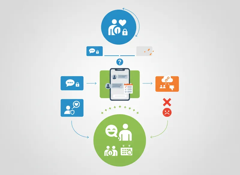 private message app for couples infographic - How to Choose the Right Couple App for Your Relationship