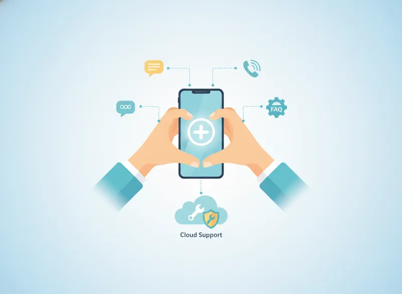 Contact and Support for Couple Apps - private message app for couples visual guide